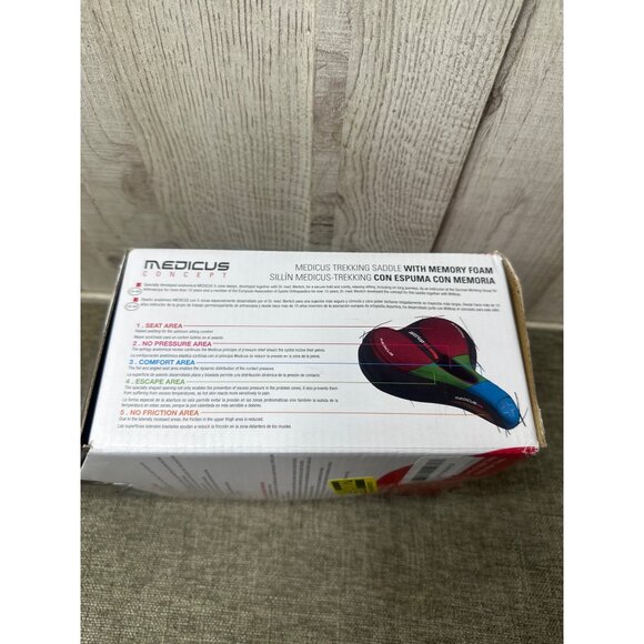 Wittkop Medicus Air Trekking Bike Saddle With Memory Foam For Comfort & Pressure - Picture 3 of 5